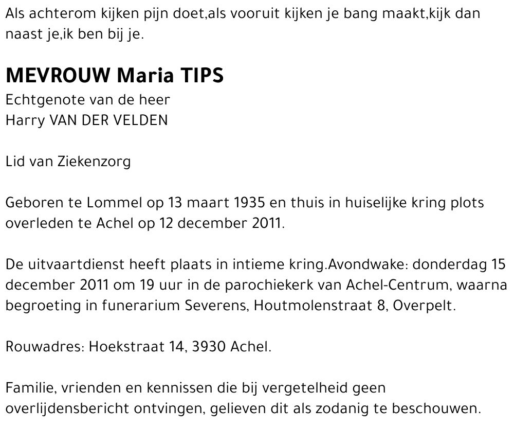 Maria Tips
