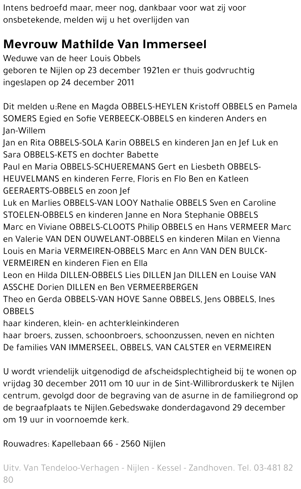 Mathilde Van Immerseel