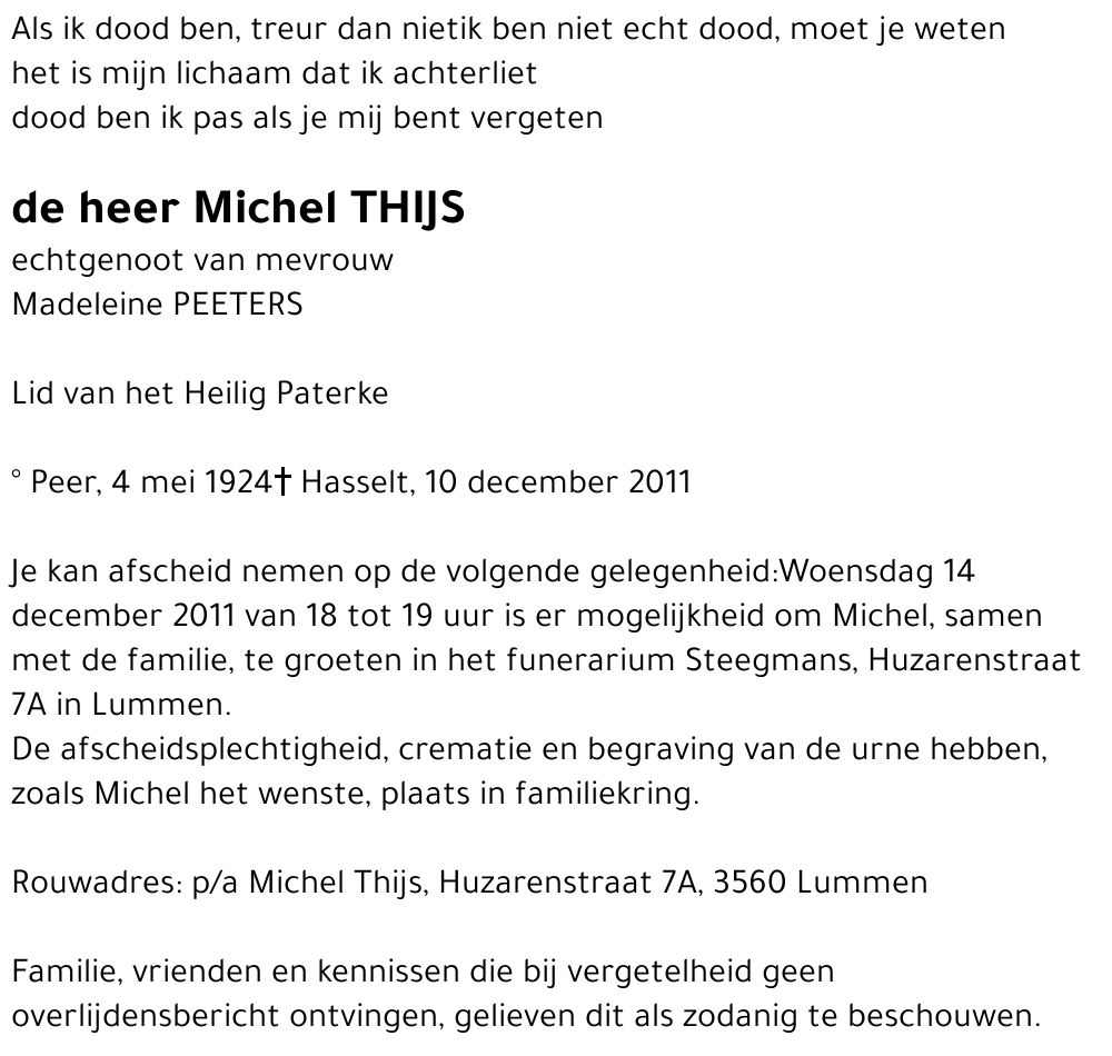 Michel Thijs