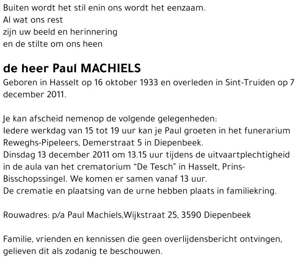 Paul Machiels