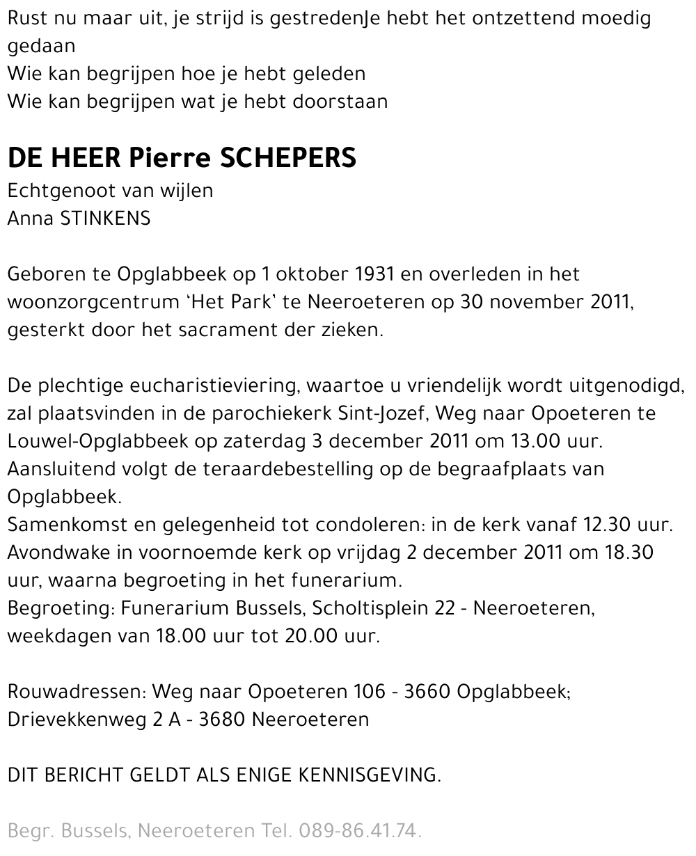 Pierre SCHEPERS