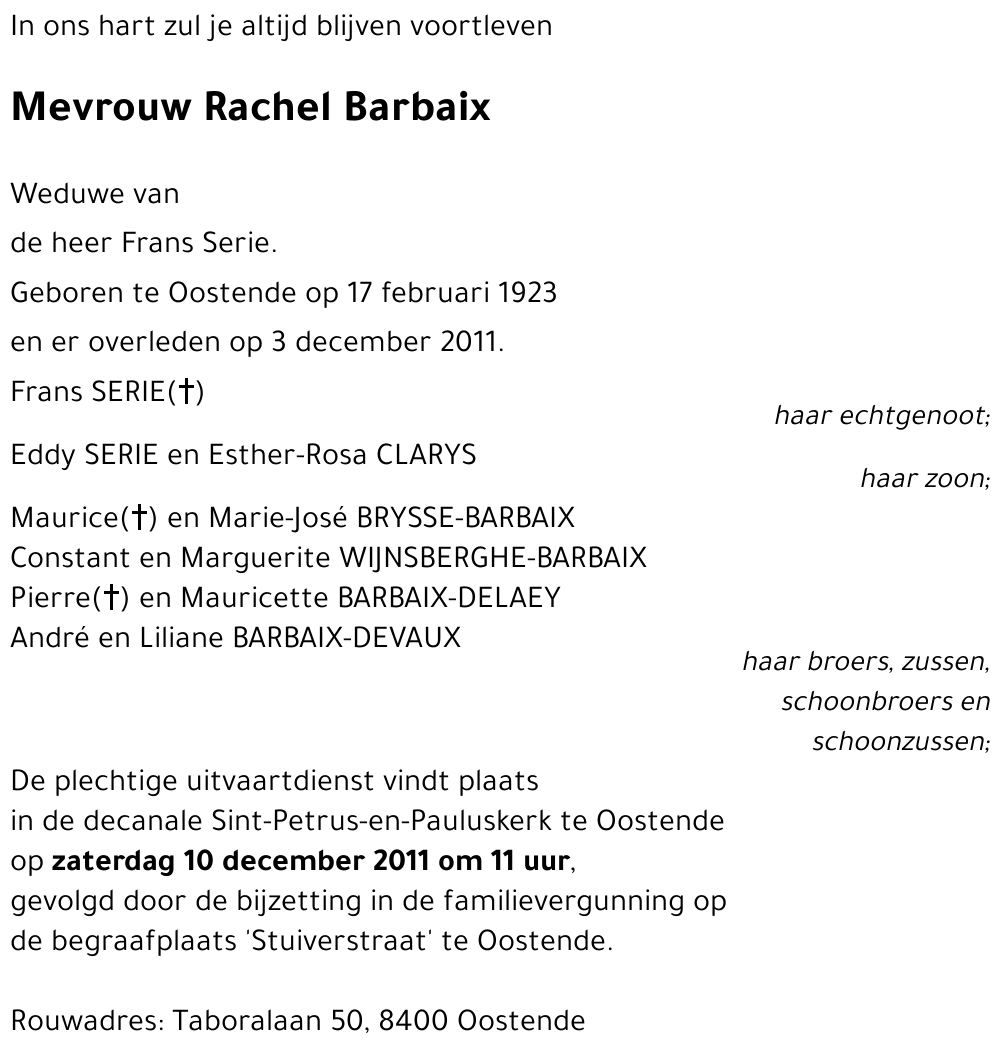 Rachel Barbaix