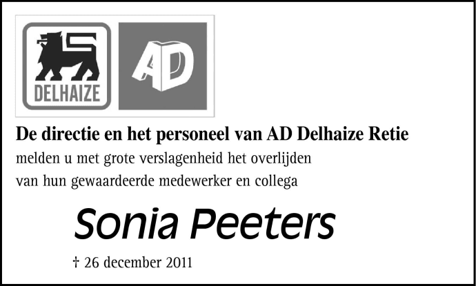 Sonia Peeters