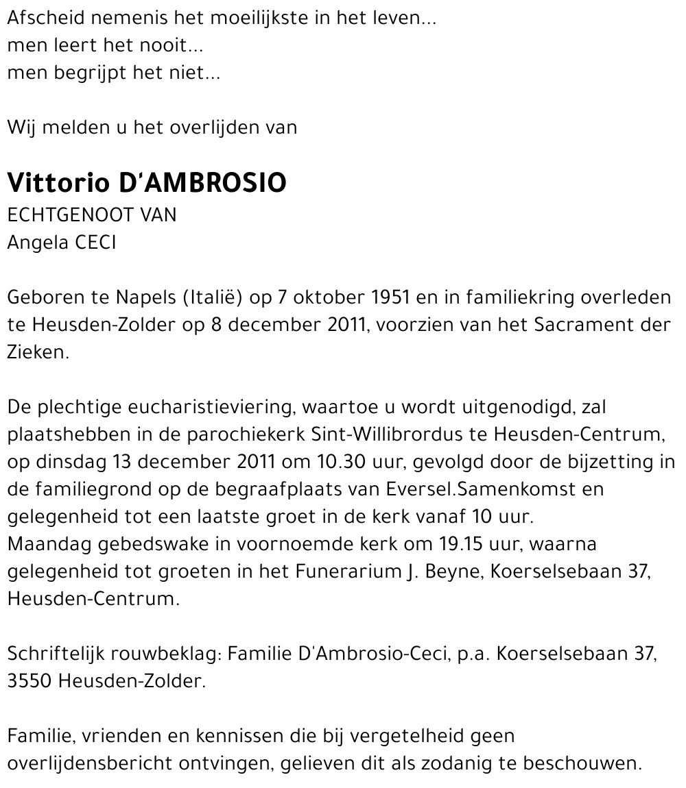 Vittorio D'Ambrosio