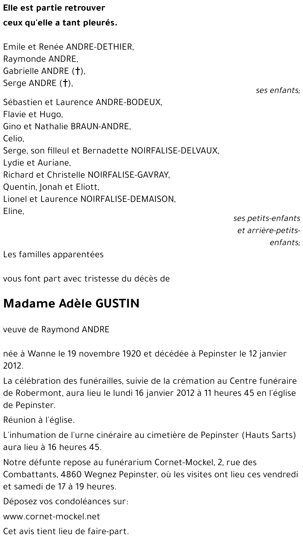 Adèle GUSTIN