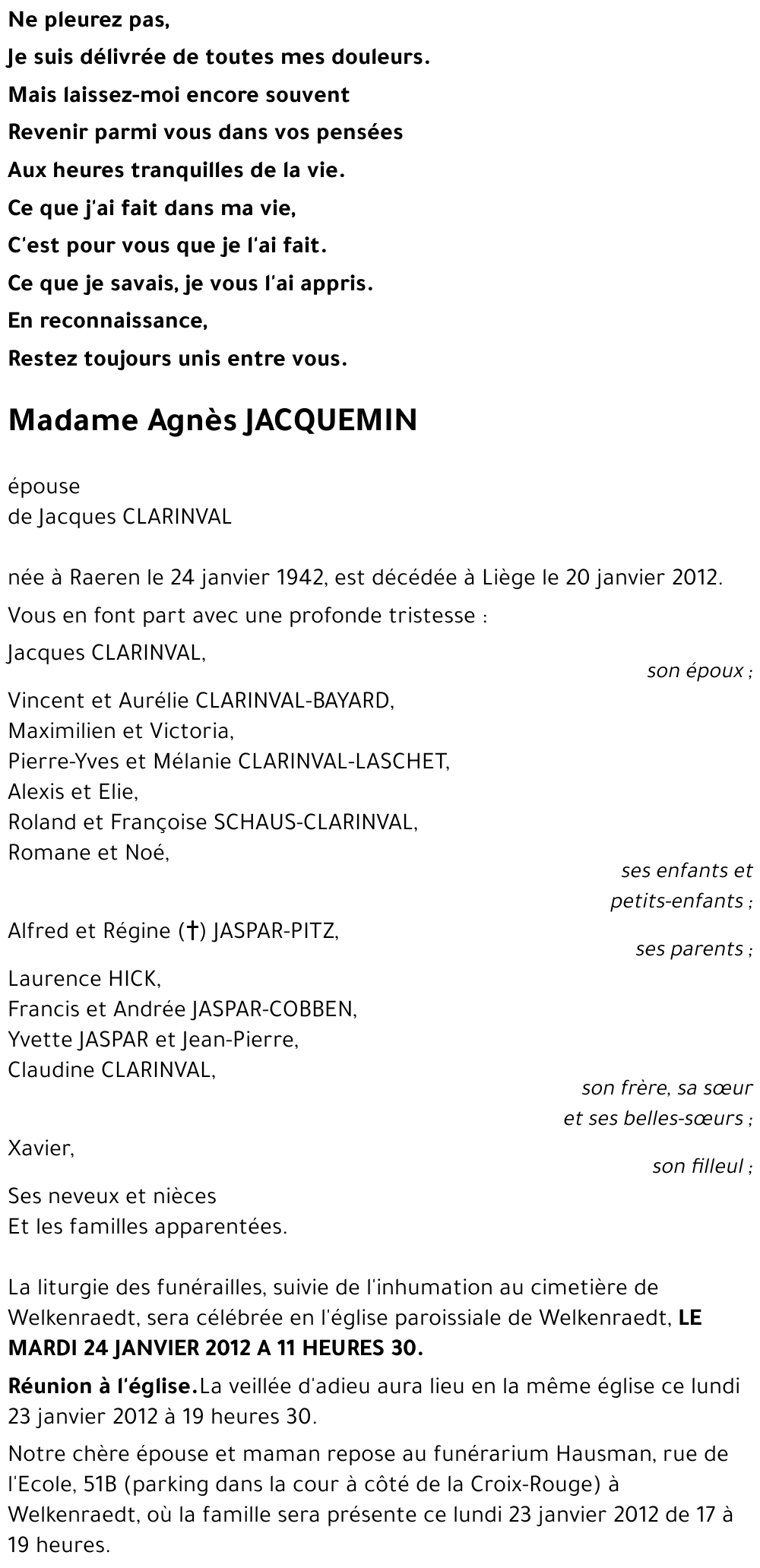 Agnès JACQUEMIN