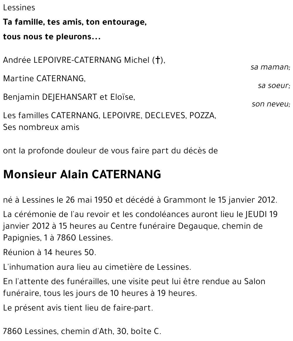 Alain CATERNANG