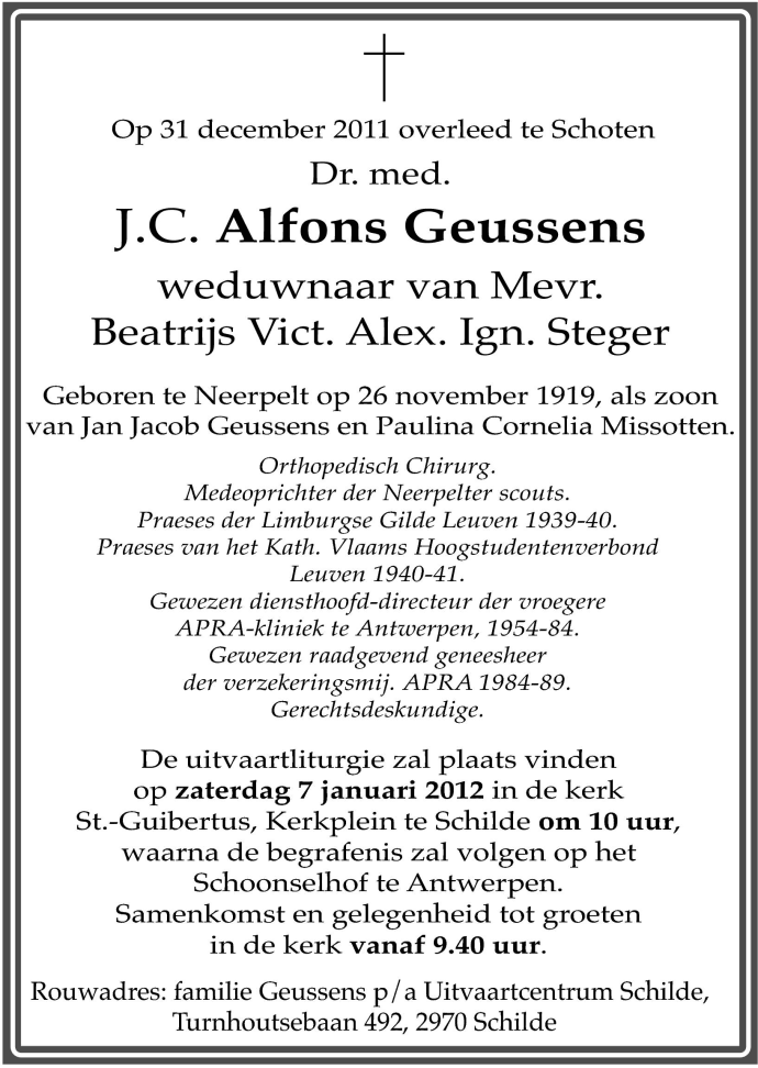 Alfons Geussens