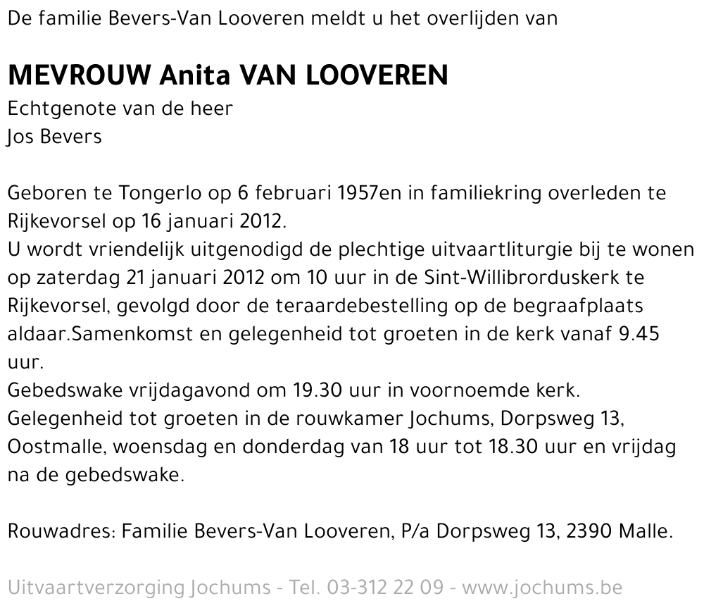 Anita Van Looveren