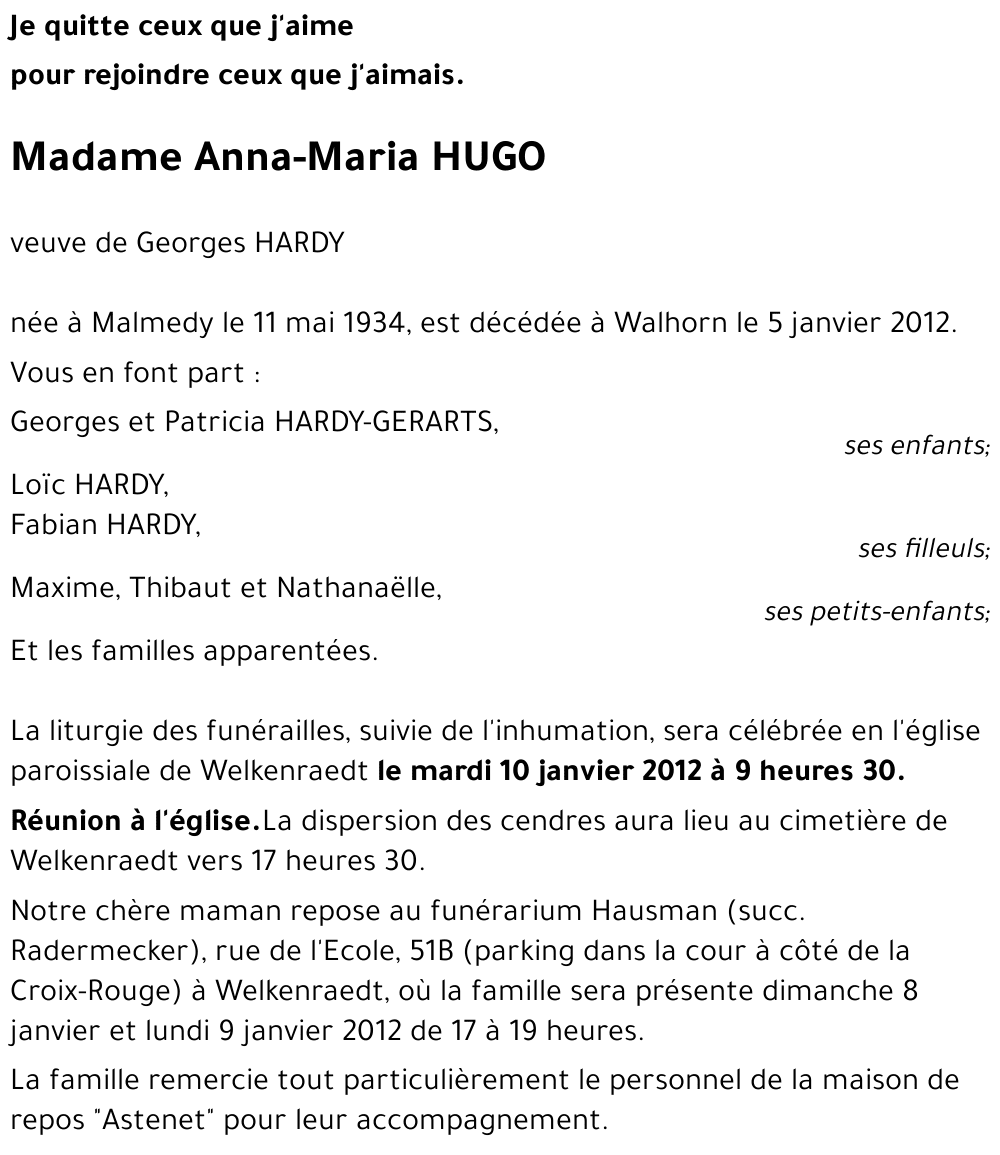 Anna-Maria HUGO