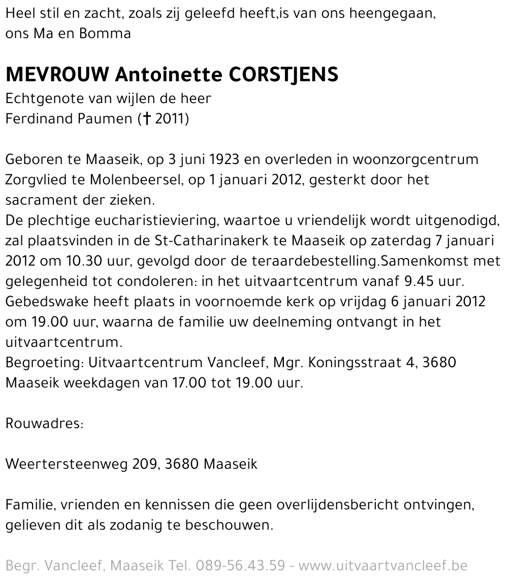 Antoinette Corstjens