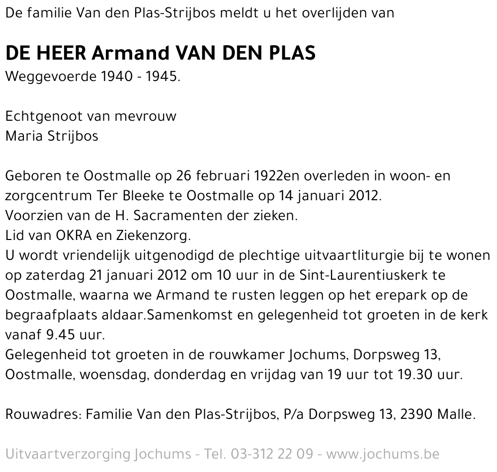 Armand Van den Plas