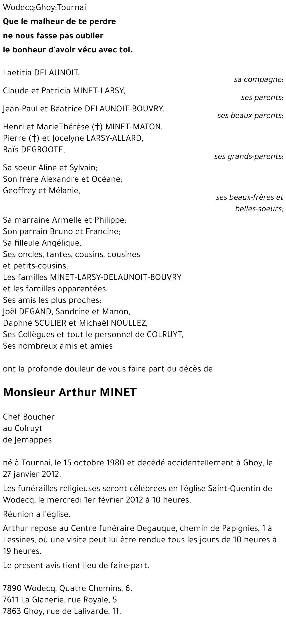 Arthur MINET