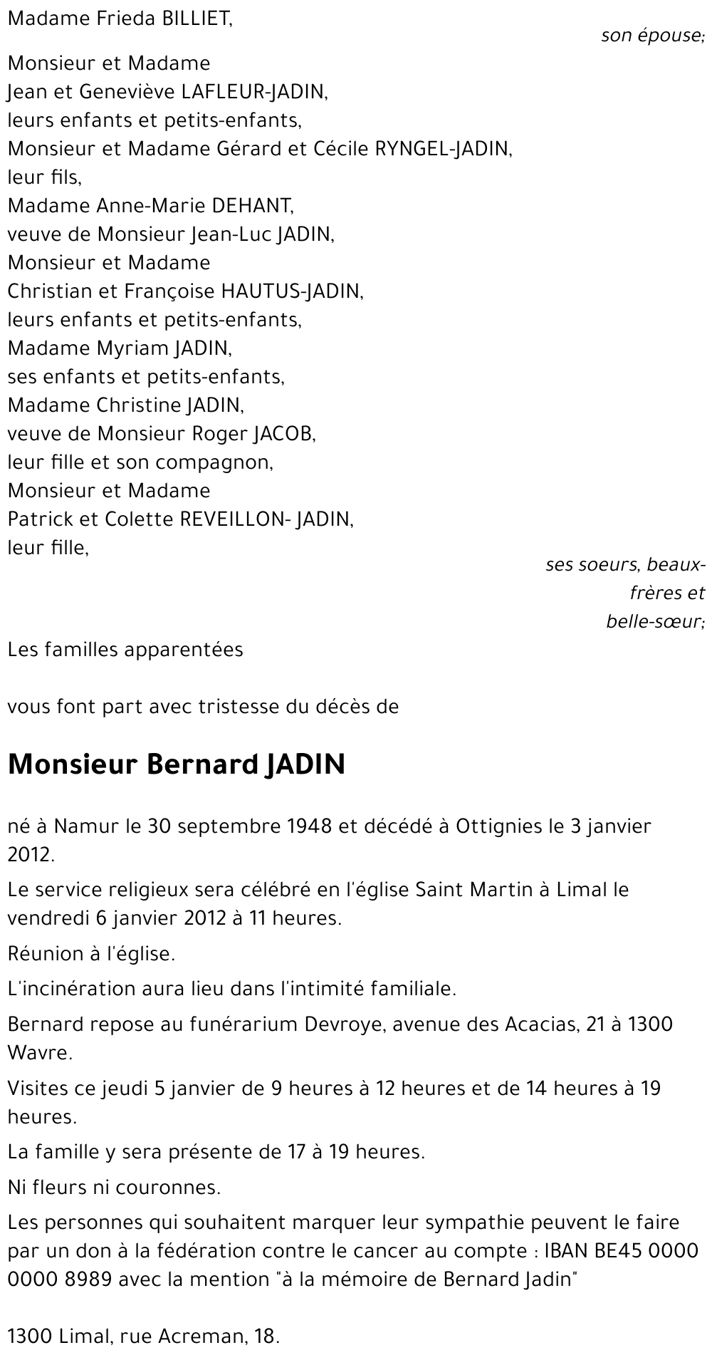 Bernard JADIN