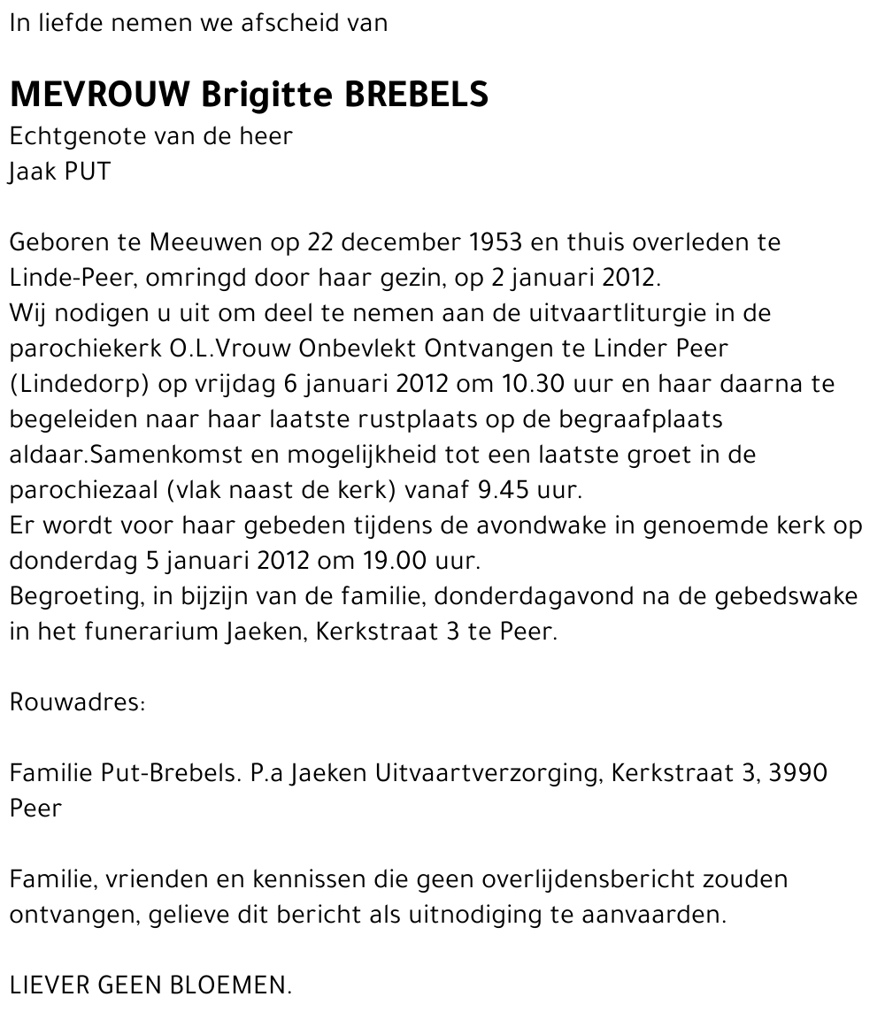 Brigitte BREBELS