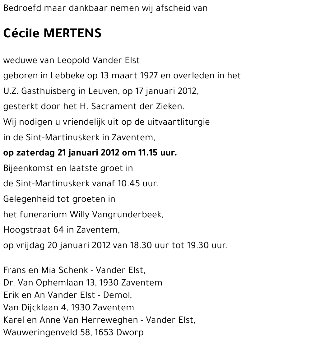 Cécile MERTENS