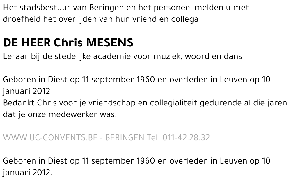 Chris Mesens