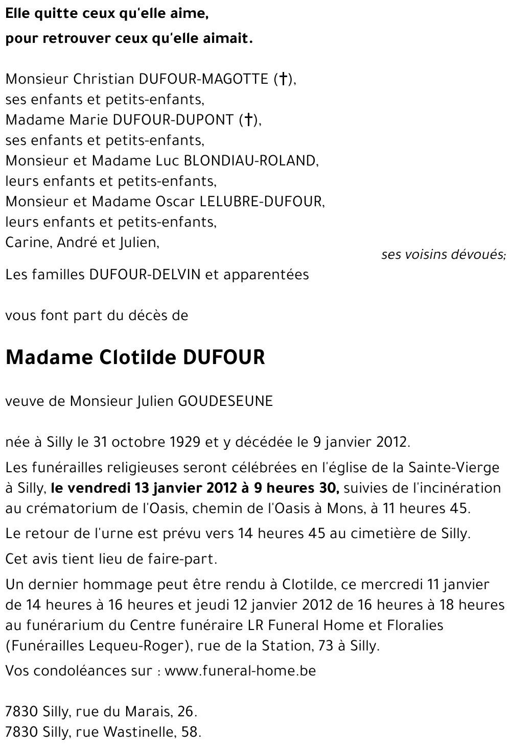 Clotilde Dufour