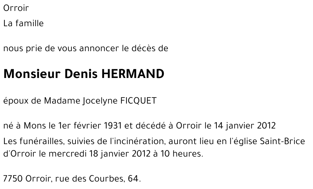 Denis HERMAND