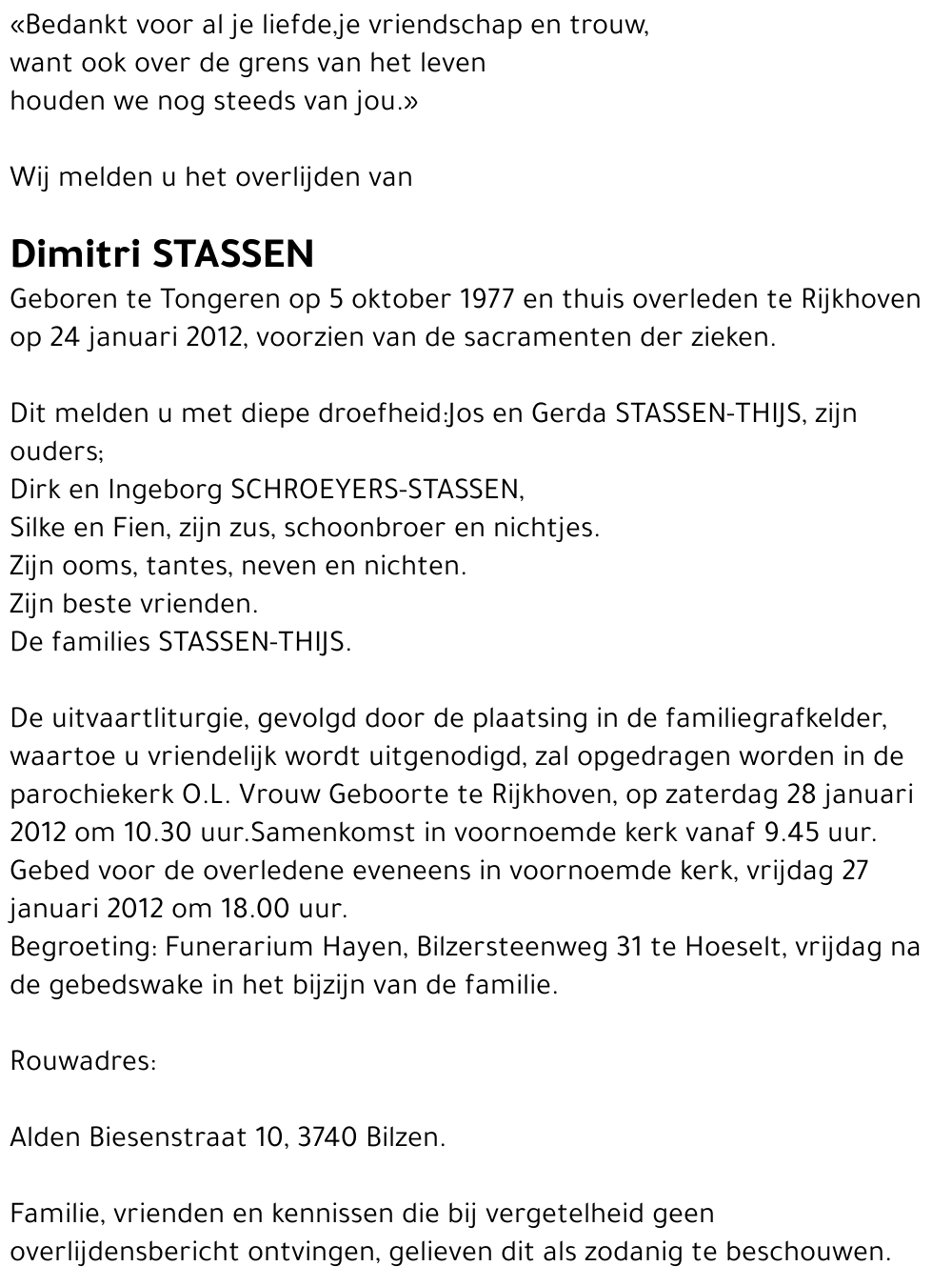 Dimitri Stassen