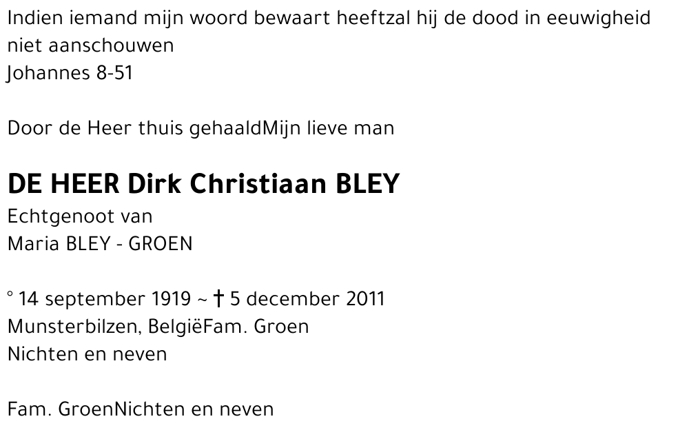 Dirk Christiaan Bley