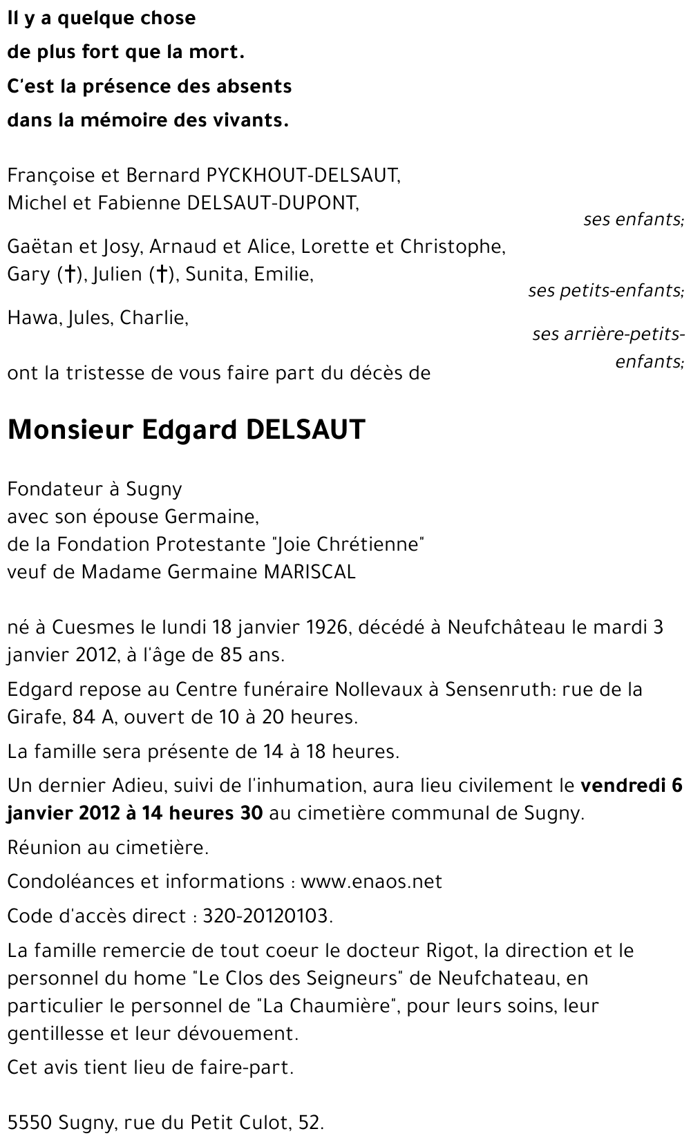 Edgard DELSAUT