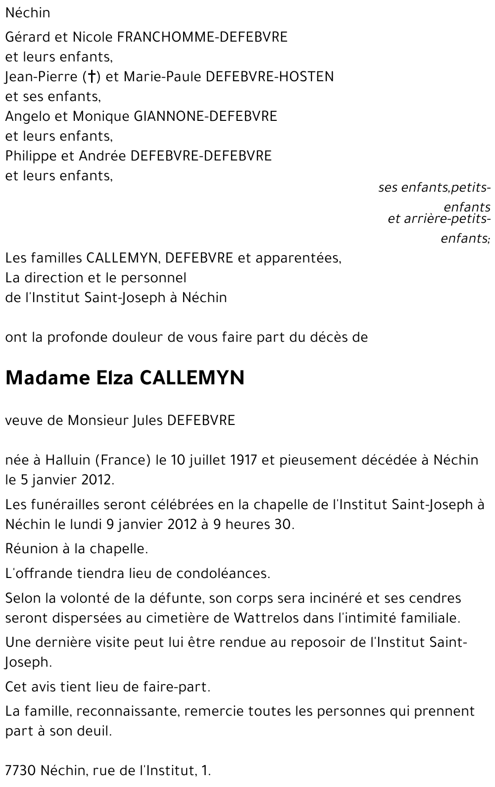 Elza CALLEMYN