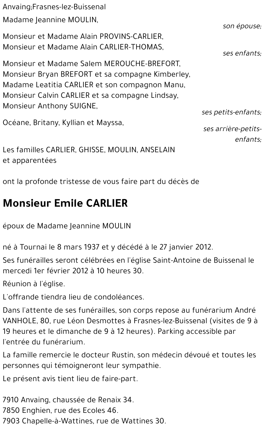Emile CARLIER