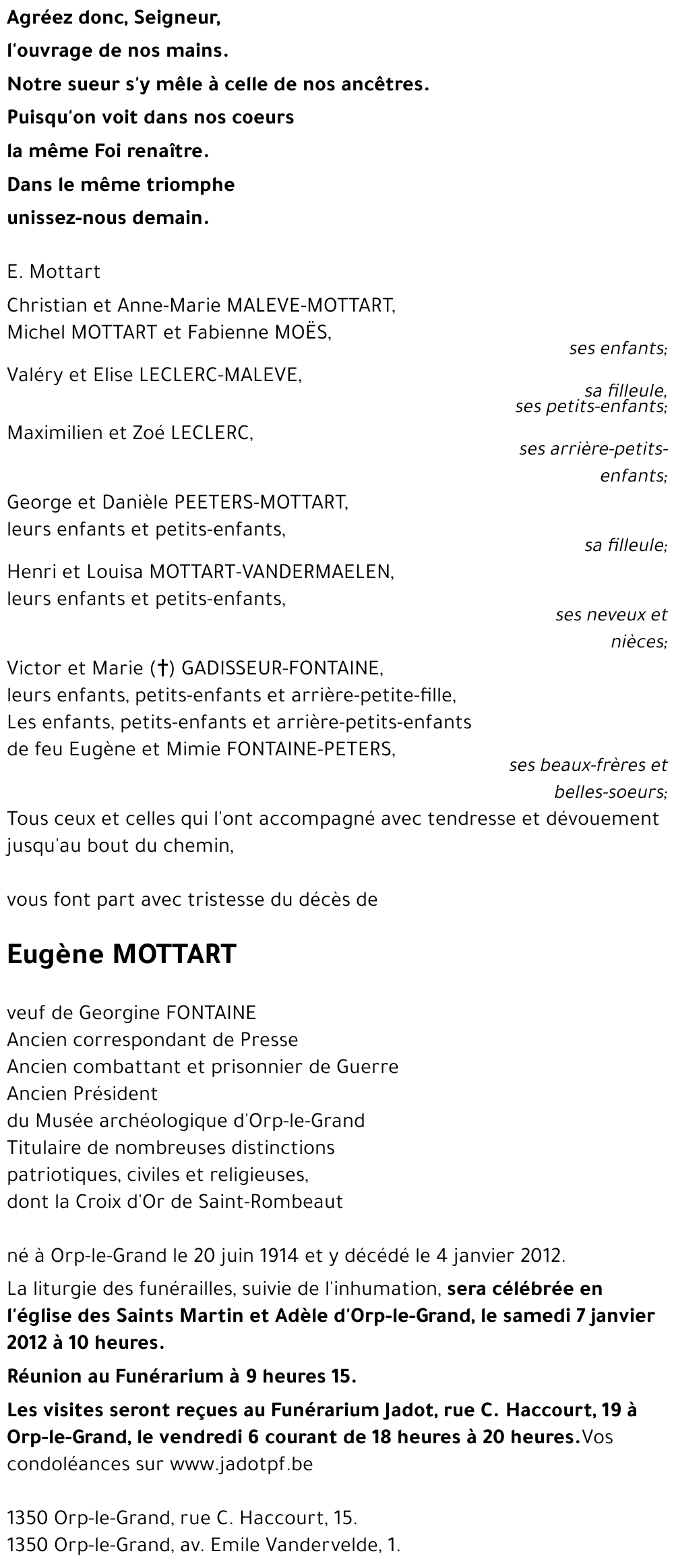 Eugène MOTTART