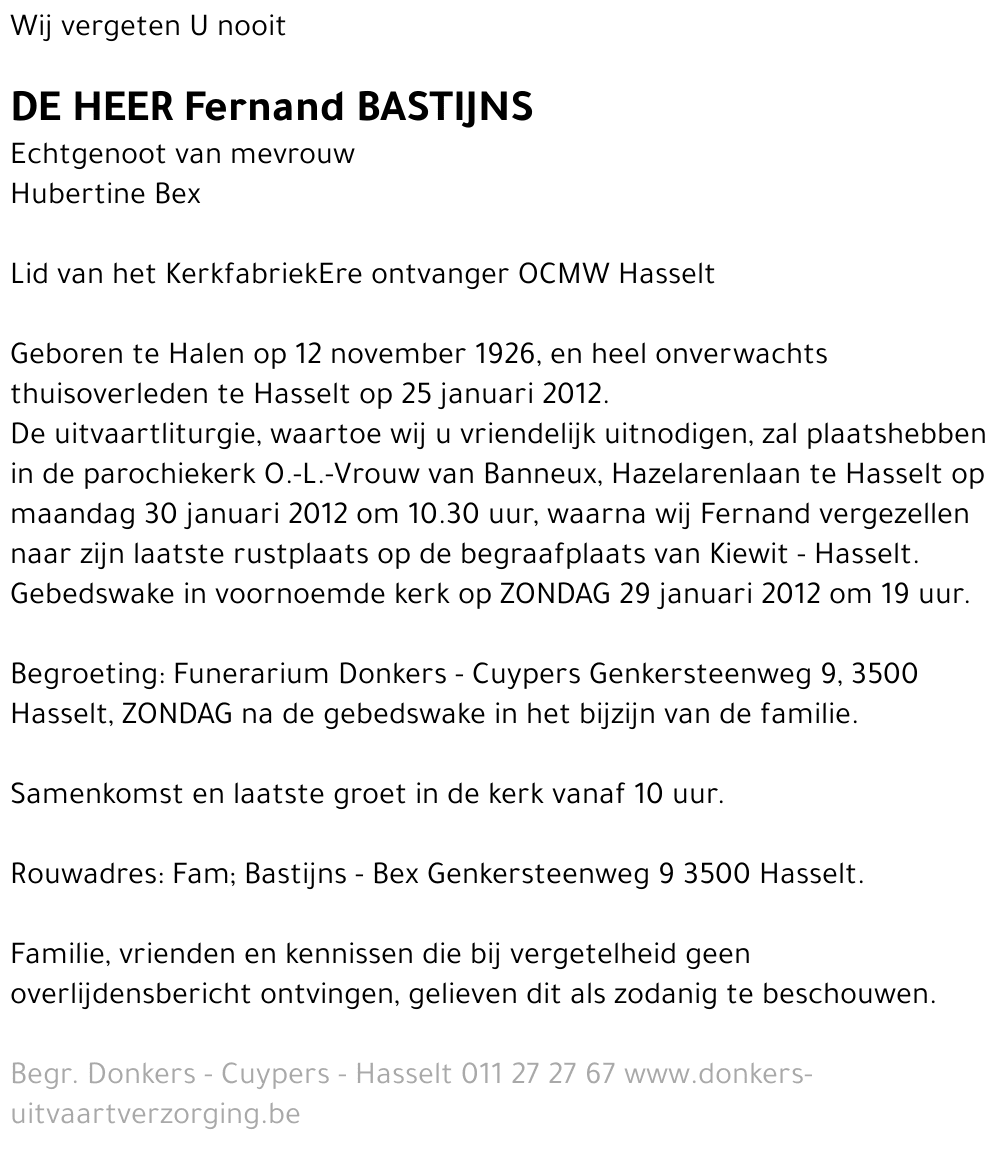 Fernand Bastijns