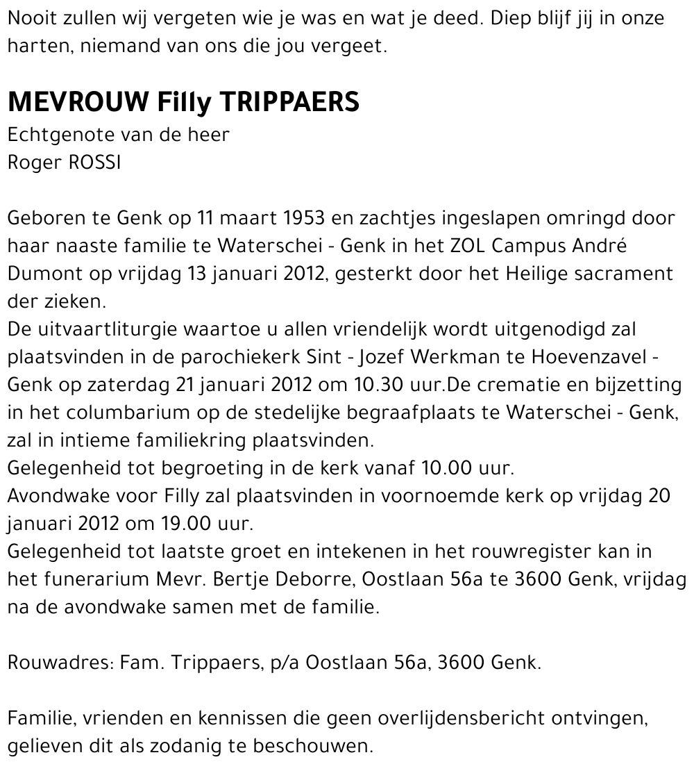 Filly TRIPPAERS