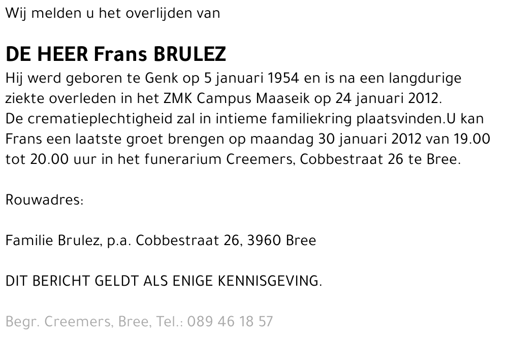 Frans Brulez