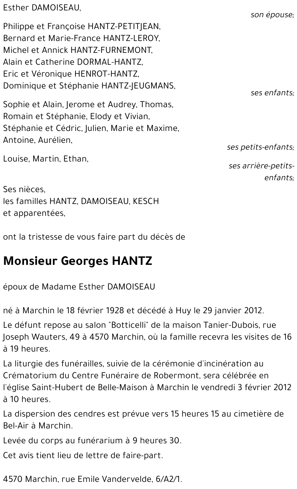 Georges HANTZ