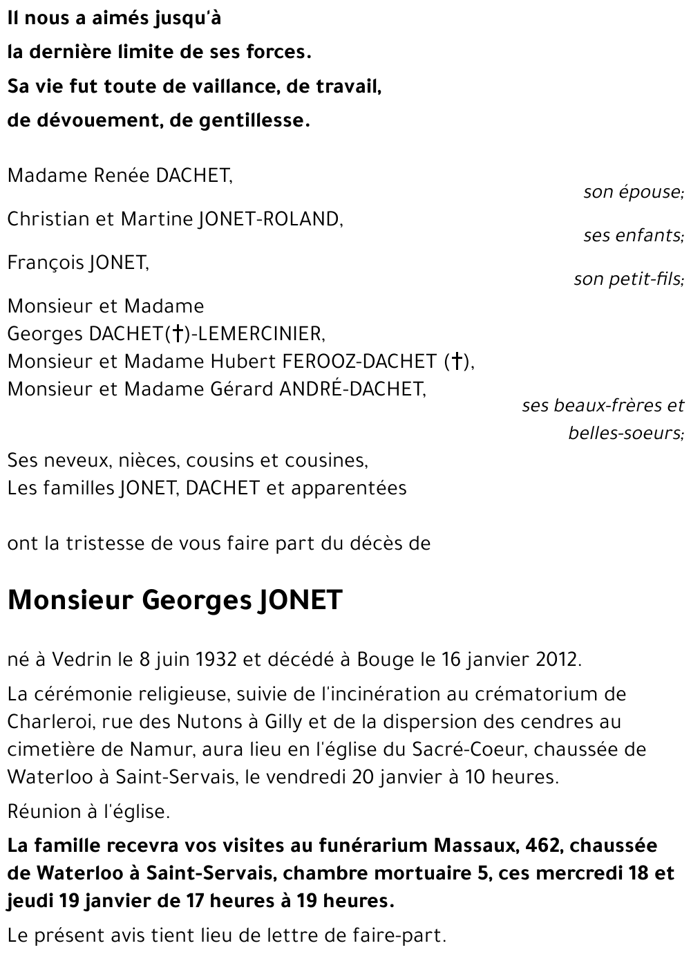 Georges JONET