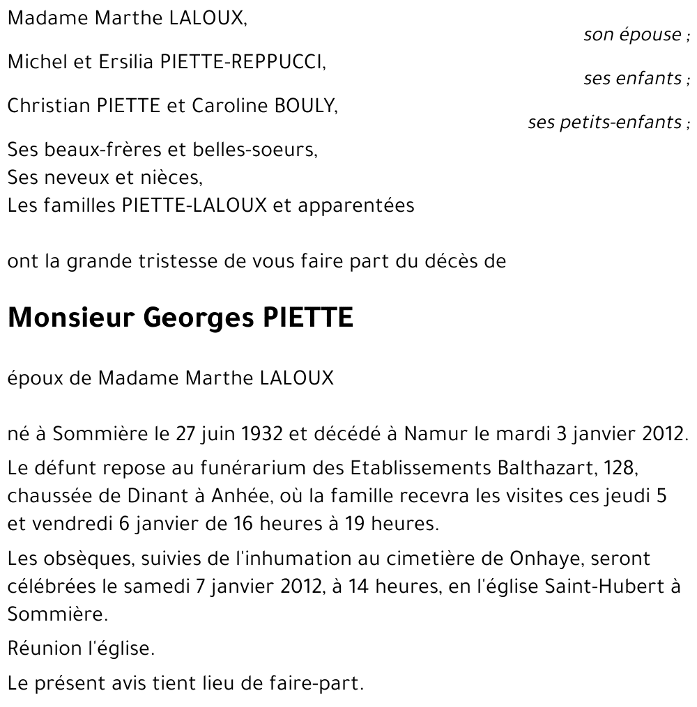 Georges PIETTE