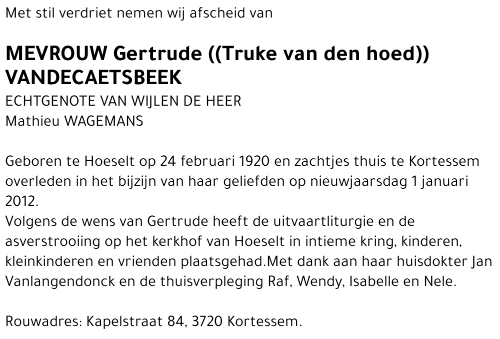 Gertrude Vandecaetsbeek