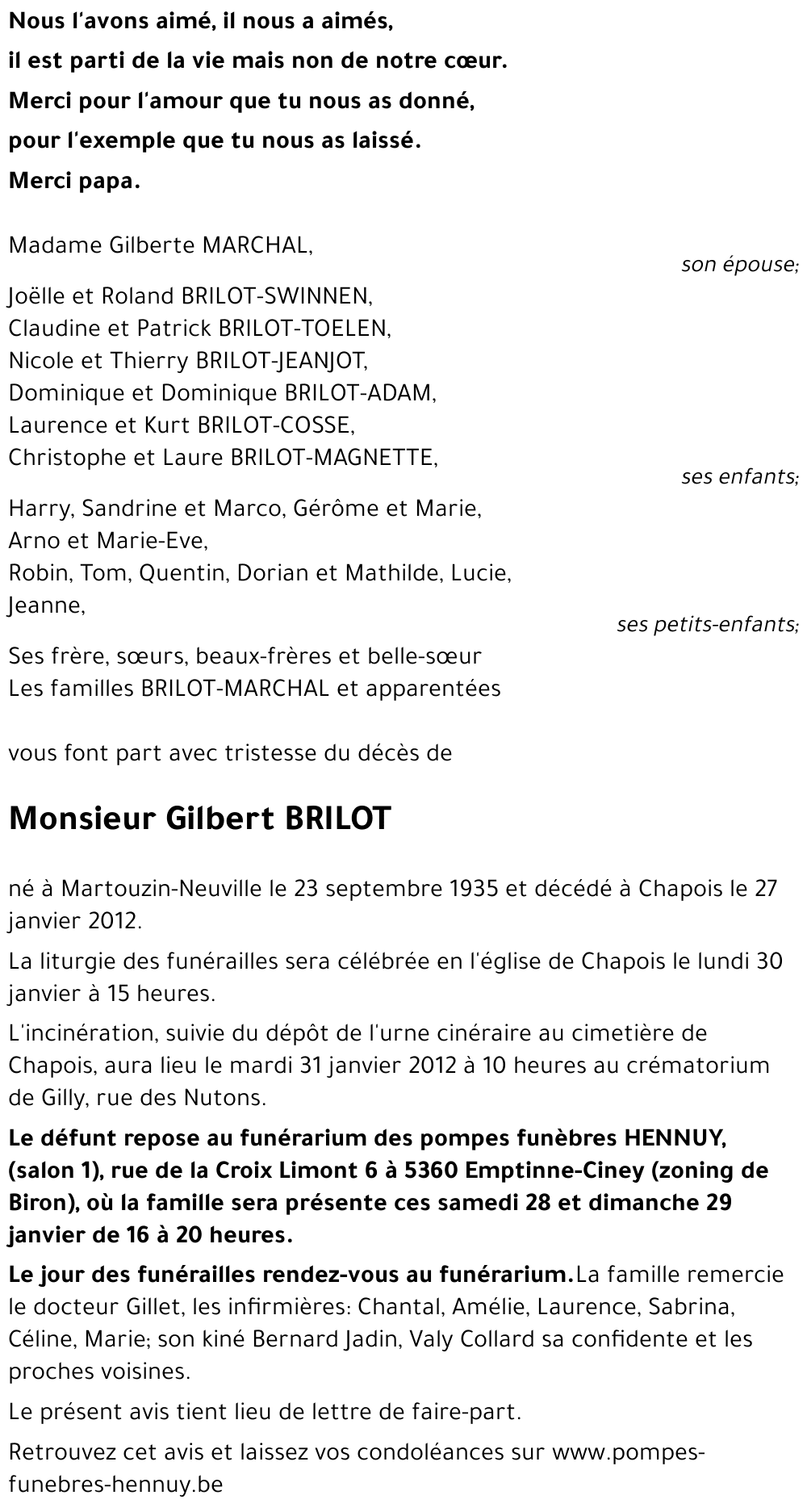 Gilbert BRILOT