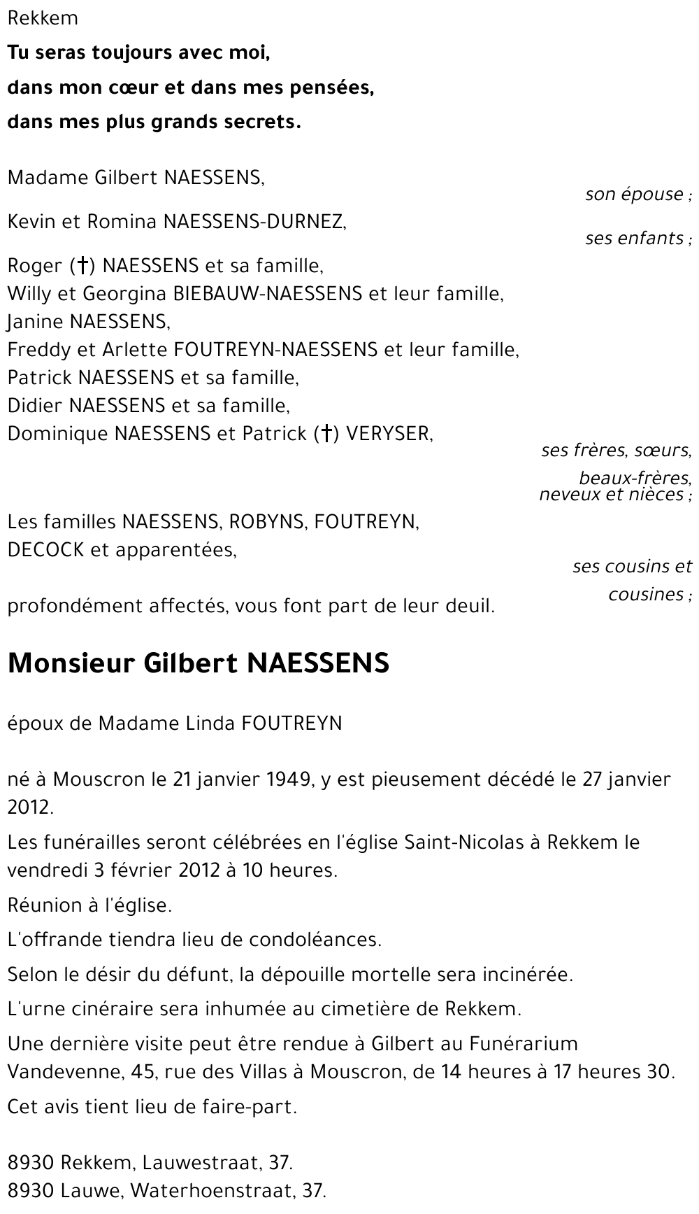 Gilbert NAESSENS