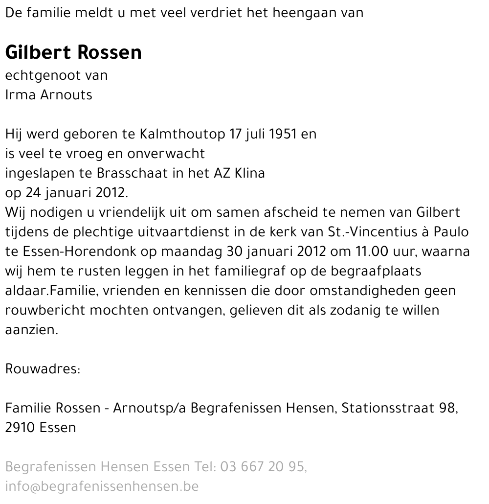 Gilbert Rossen