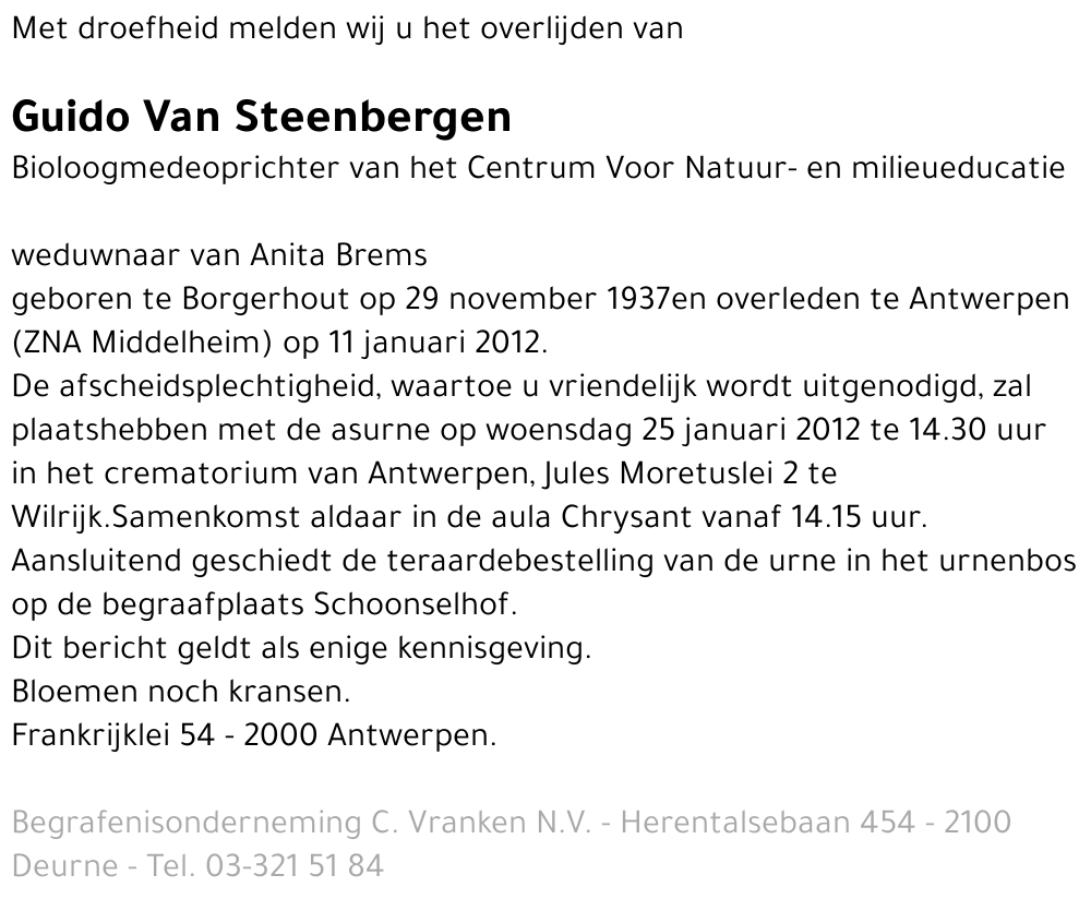 Guido Van Steenbergen