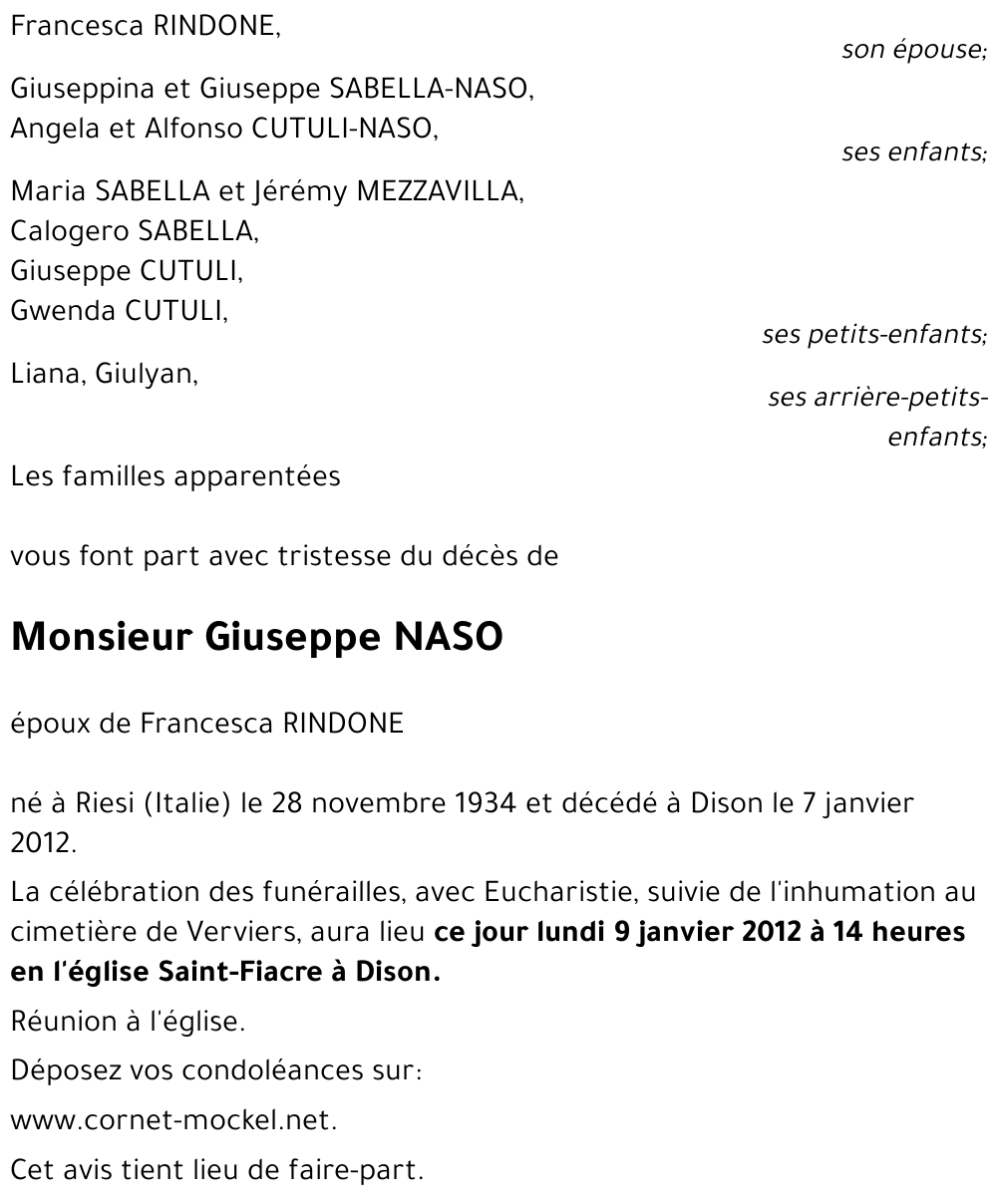 Guiseppe NASO