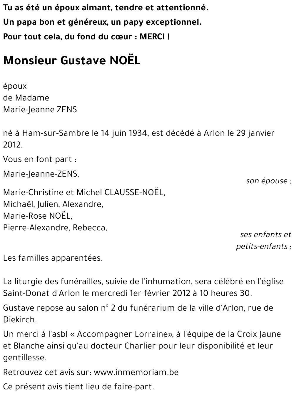 Gustave NOËL