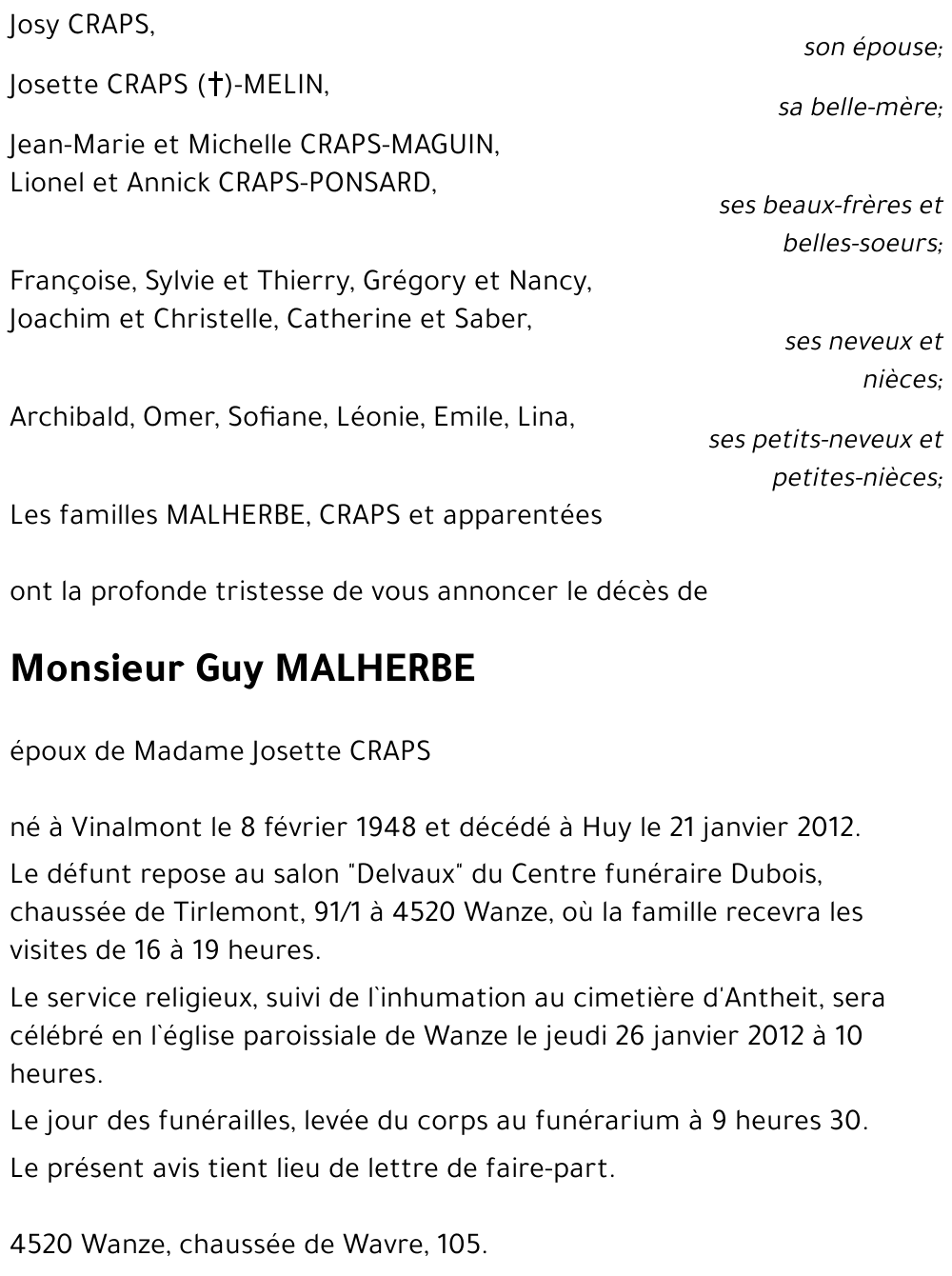 Guy Malherbe