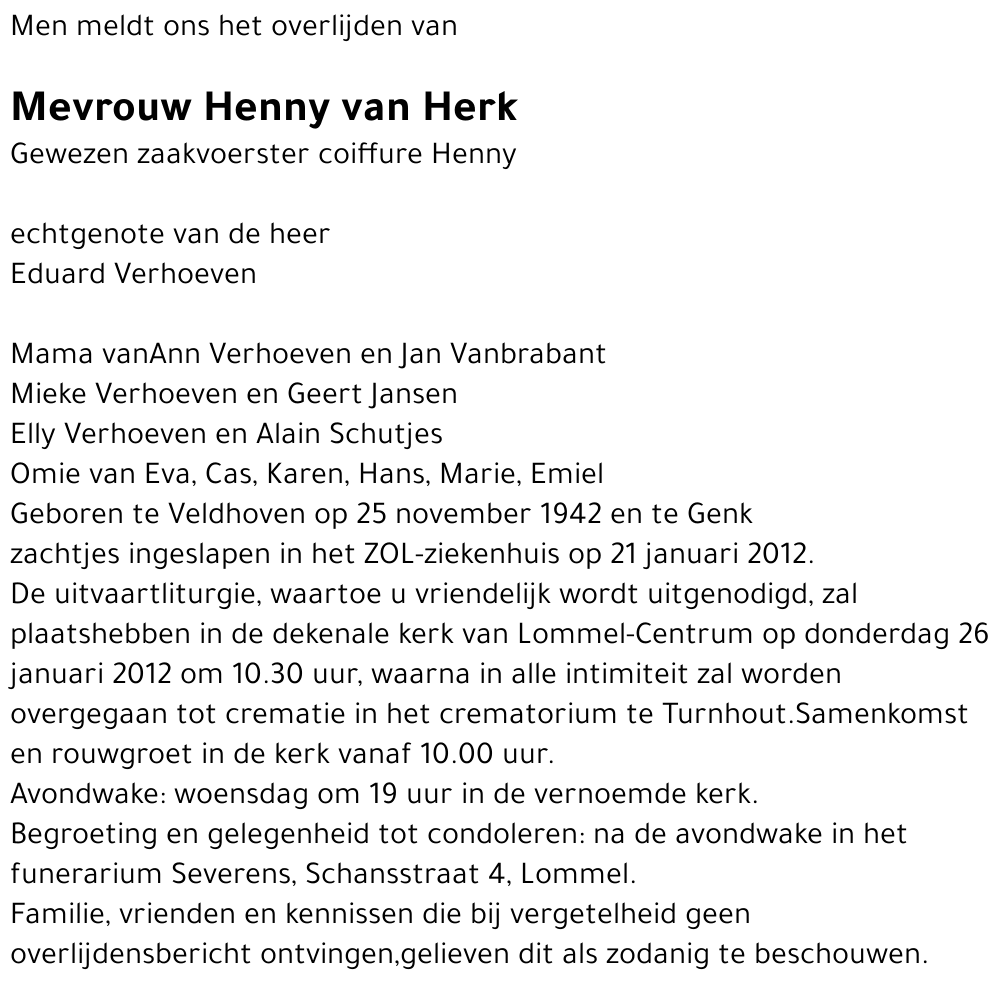 Henny van Herk