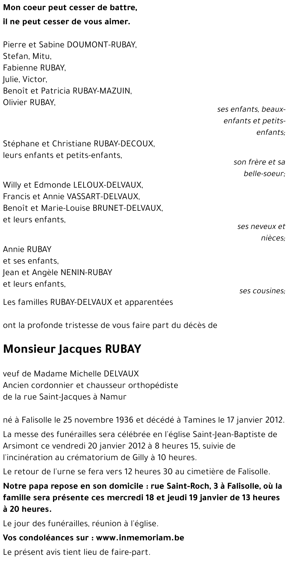 Jacques RUBAY