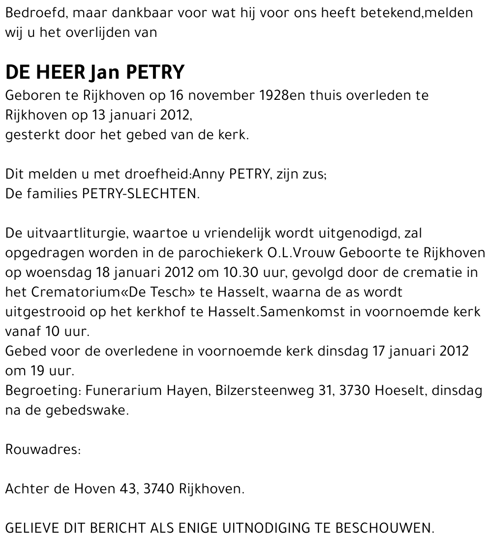 Jan Petry