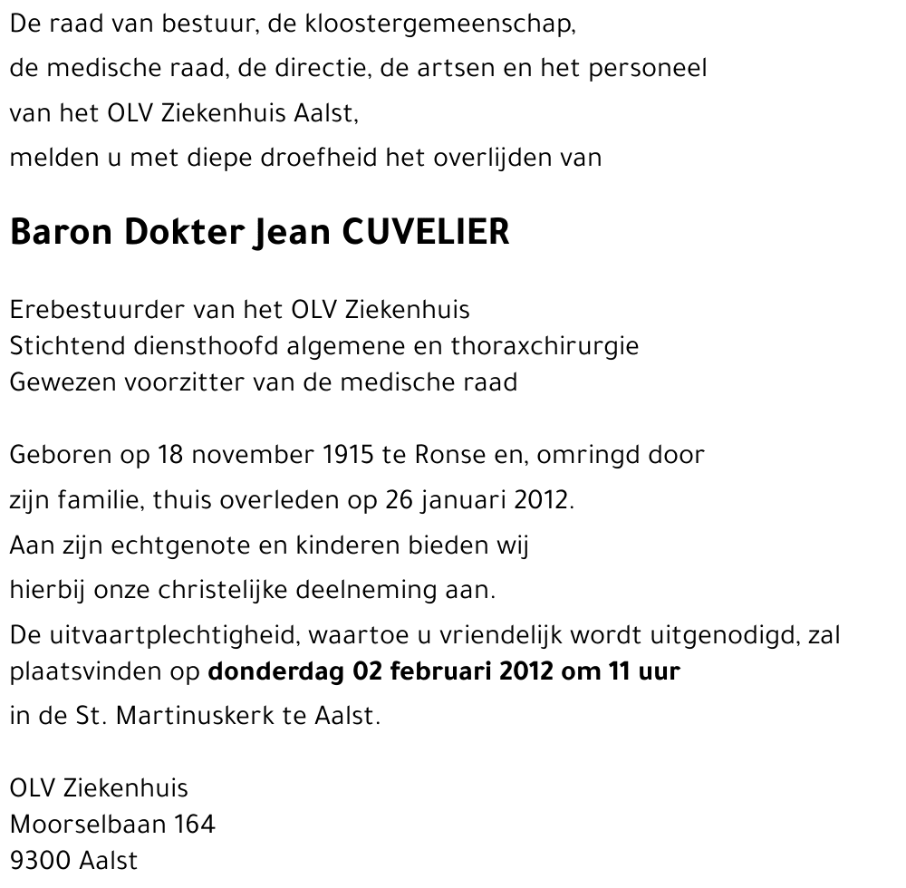 Jean CUVELIER