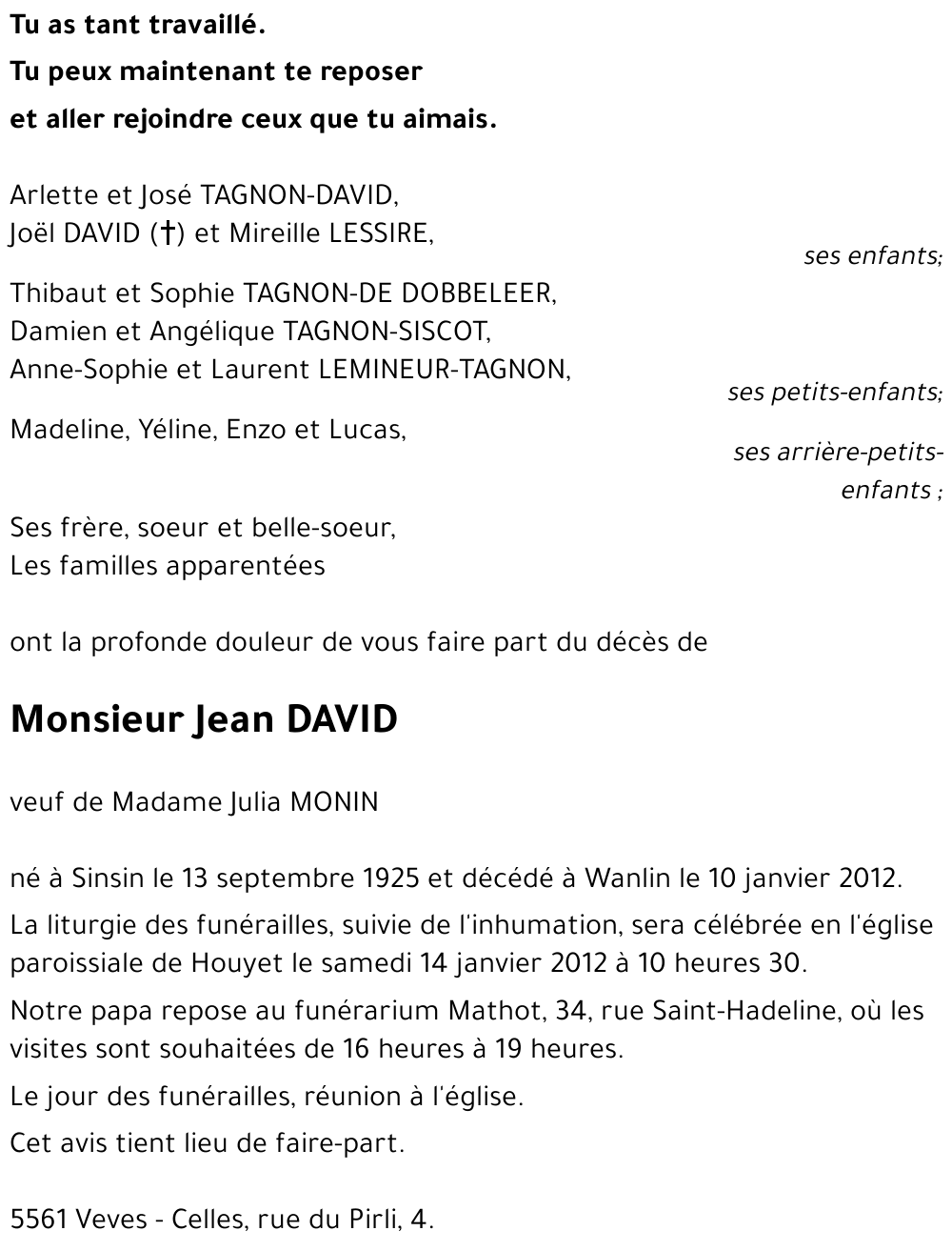 Jean DAVID