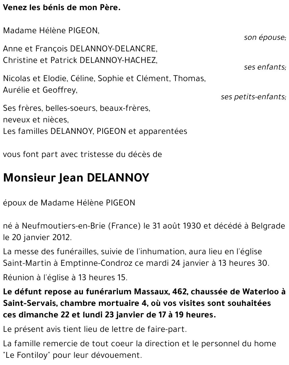 Jean-Marie DELANNOY