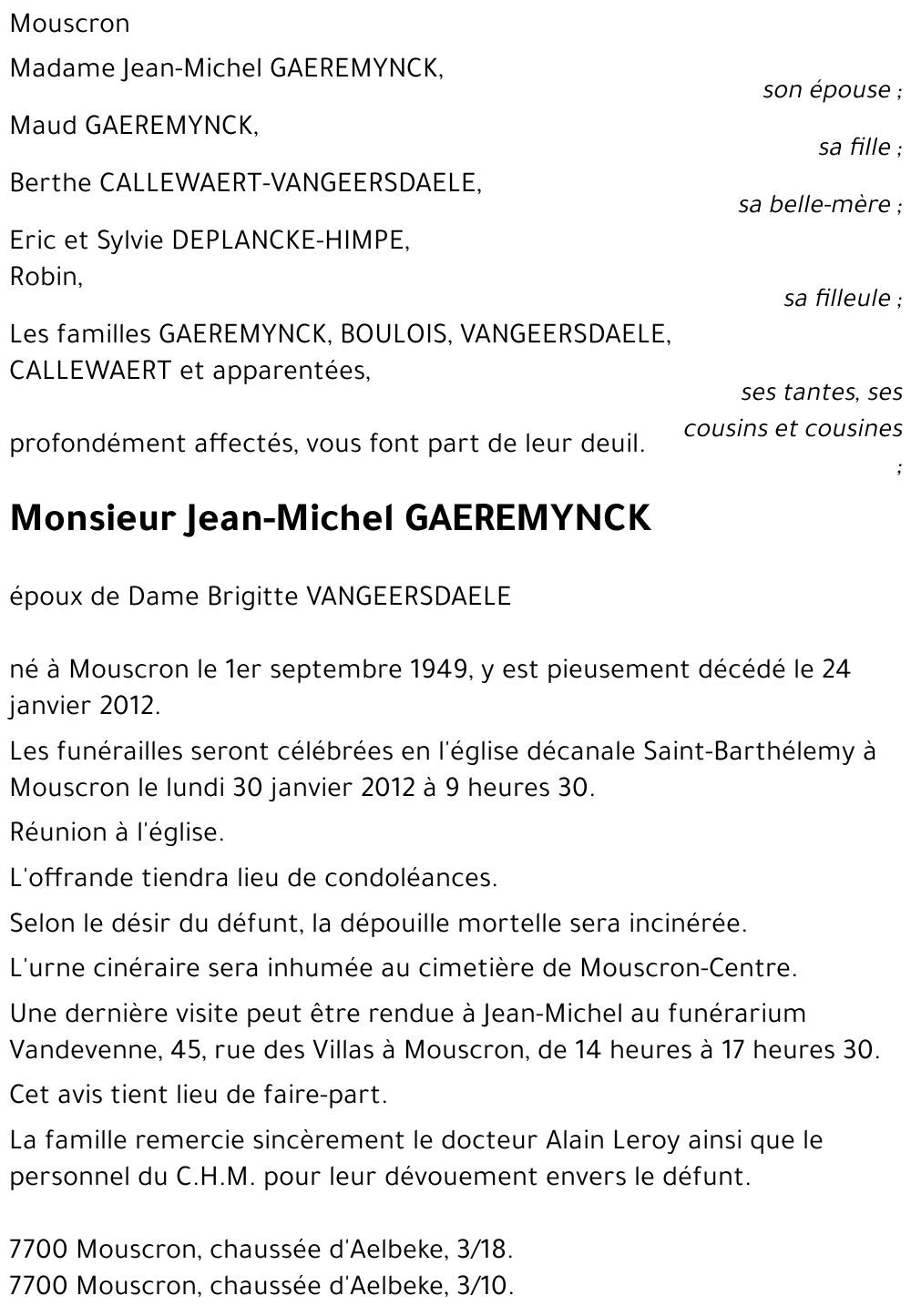 Jean-Michel Gaeremynck